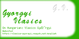 gyorgyi vlasics business card